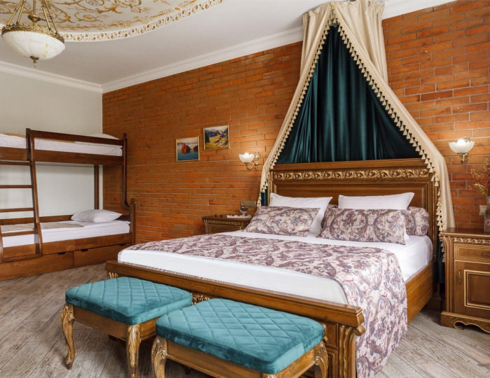 Номер делюкс с 1 двуспальной кроватью - Отель «Даховская слобода» Даховская