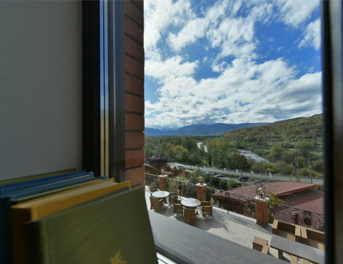 Номер делюкс с 1 двуспальной кроватью - Отель «Даховская слобода» Даховская