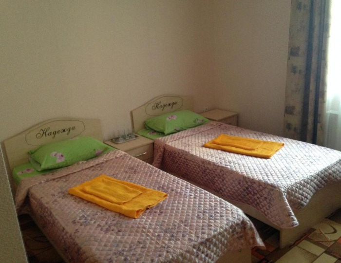 Номер стандарт с 2 односпальными кроватями - Мини-отель «Надежда» Яблоновский