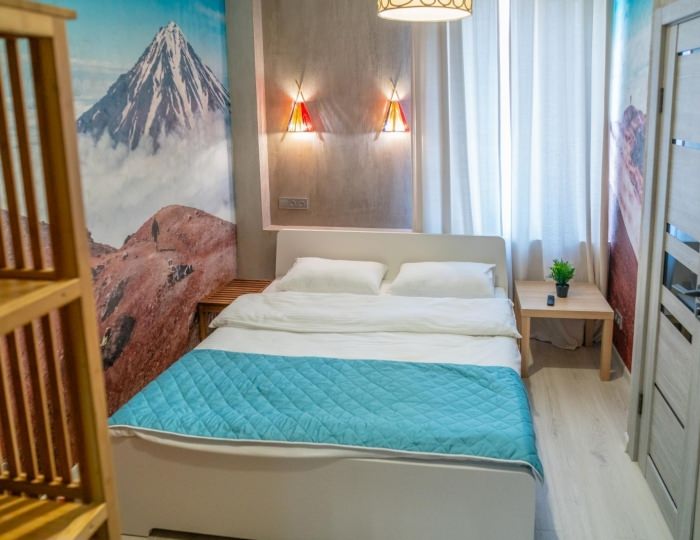 Номер стандарт улучшенный с 1 двуспальной кроватью (с завтраком) - Апарт-отель «Пик 3456» Петропавловск-Камчатский