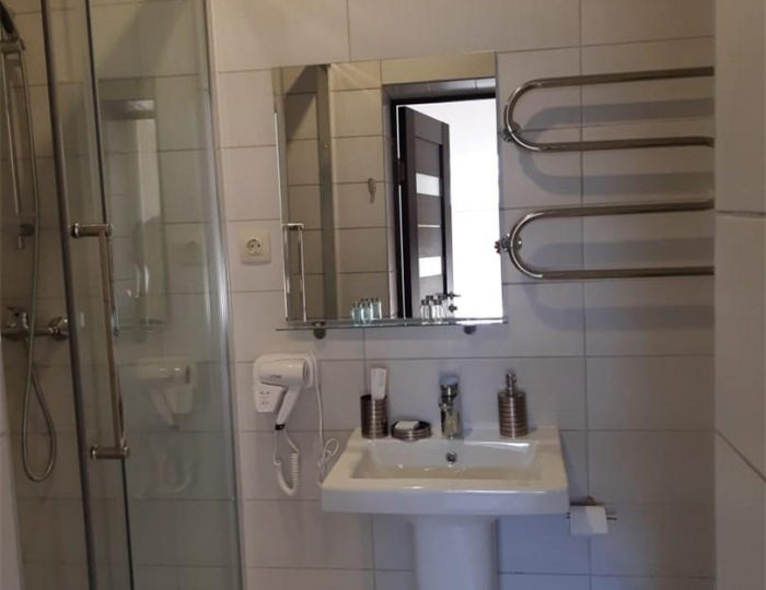 Номер стандарт с 1 двуспальной кроватью (мансарда) - Загородный отель «Каштан» Даховская