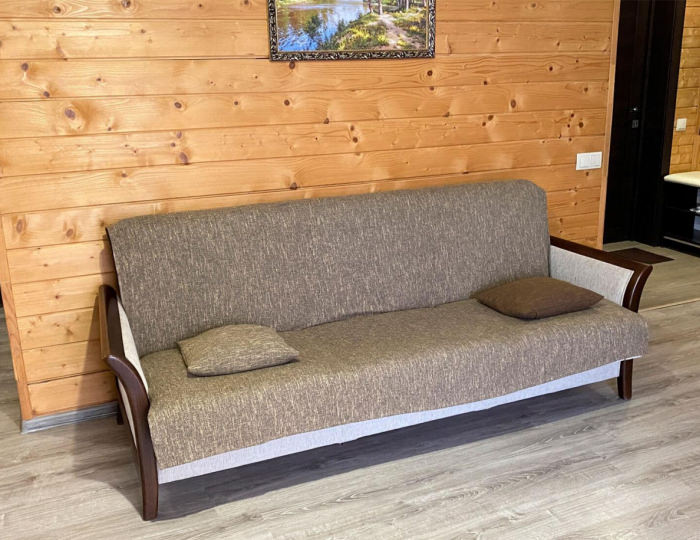 Номер люкс с 1 двуспальной кроватью (мансарда) с видом на горы - Загородный отель «Каштан» Даховская