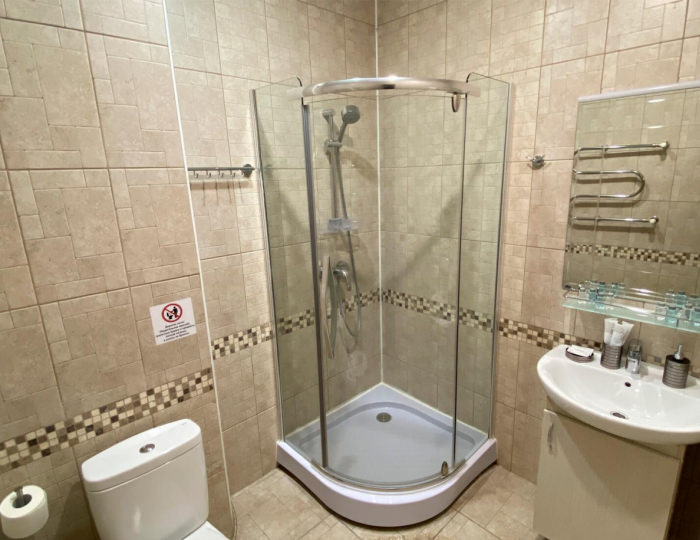 Номер люкс с 1 двуспальной кроватью (мансарда) с видом на горы - Загородный отель «Каштан» Даховская