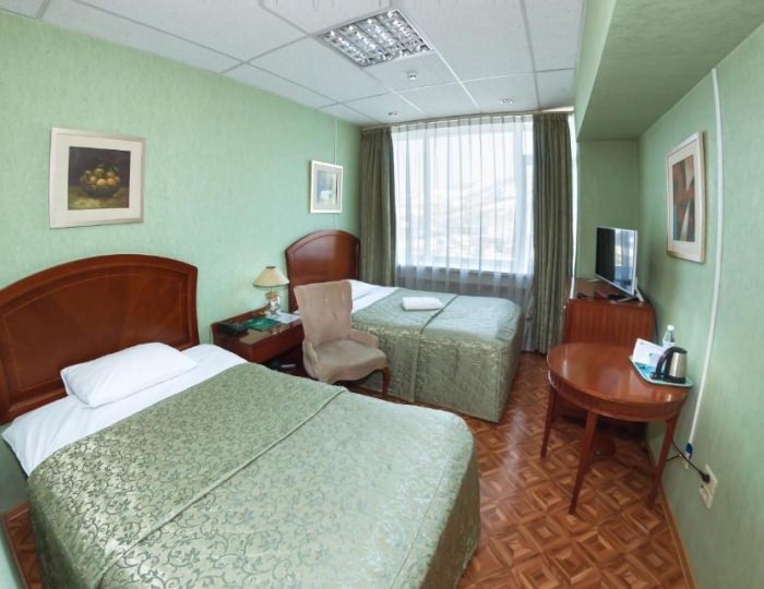 2-местный номер стандарт с 2 односпальными кроватями - Гостиница «Авача» Петропавловск-Камчатский