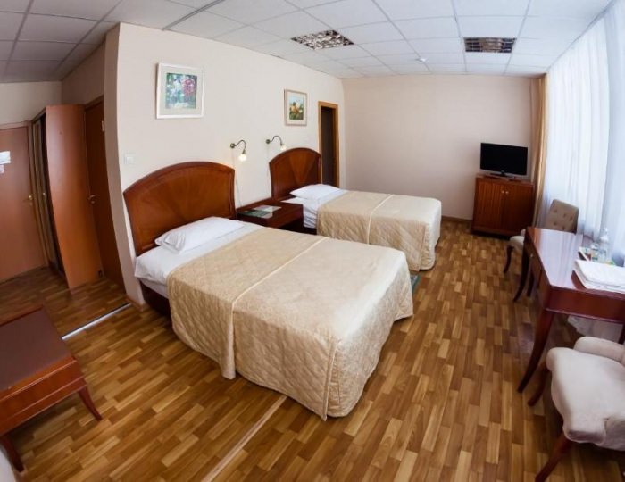 2-местный номер стандарт с 2 односпальными кроватями - Гостиница «Авача» Петропавловск-Камчатский