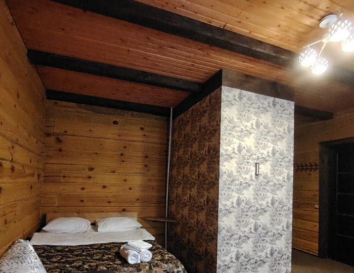 Комната стандарт с 1 двуспальной кроватью - Гостевой дом «Горная Пчела» Белокуриха