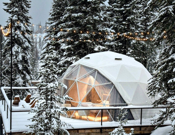 Глэмпинг Купольный отель Harmonia / Гармония Шерегеш