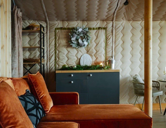 Лодж у озера с купелью - Lembo Glamping / Лембо Глэмпинг Васкелово