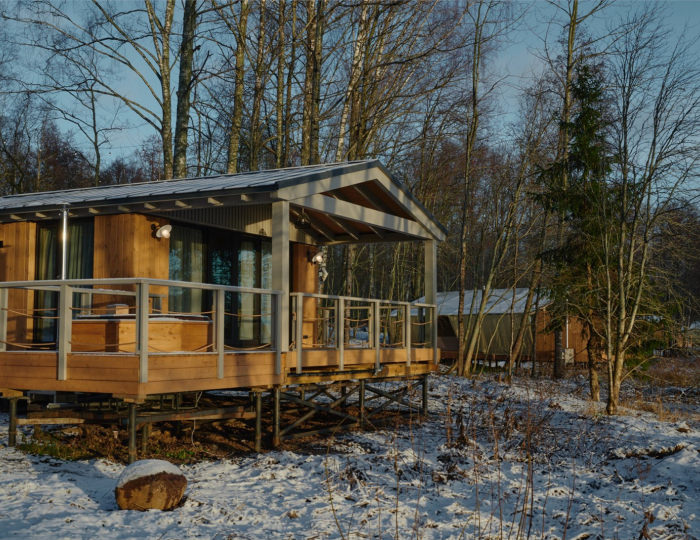 Кантри Дом с купелью - Lembo Glamping / Лембо Глэмпинг Васкелово