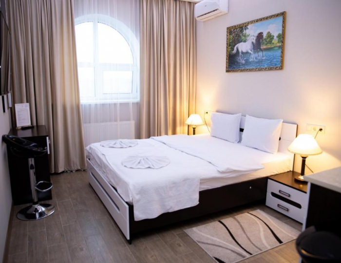 Номер стандарт с 1 двуспальной кроватью - Отель «Пирамида» Борисовка