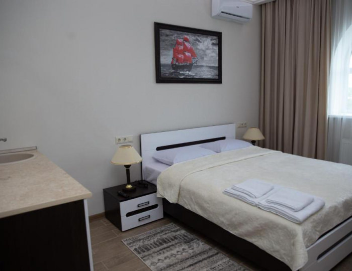 Номер стандарт с 1 двуспальной кроватью - Отель «Пирамида» Борисовка