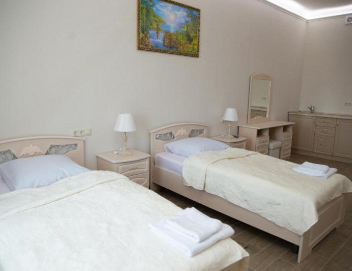 Номер улучшенный стандарт с 2 односпальными кроватями - Отель «Пирамида» Борисовка