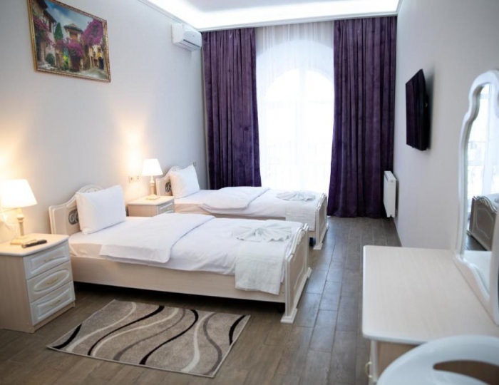 Номер стандарт с 2 односпальными кроватями - Отель «Пирамида» Борисовка