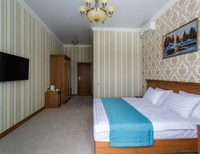 стандарт с двуспальной кроватью + - Отель «Золотая семерка» Семивраги