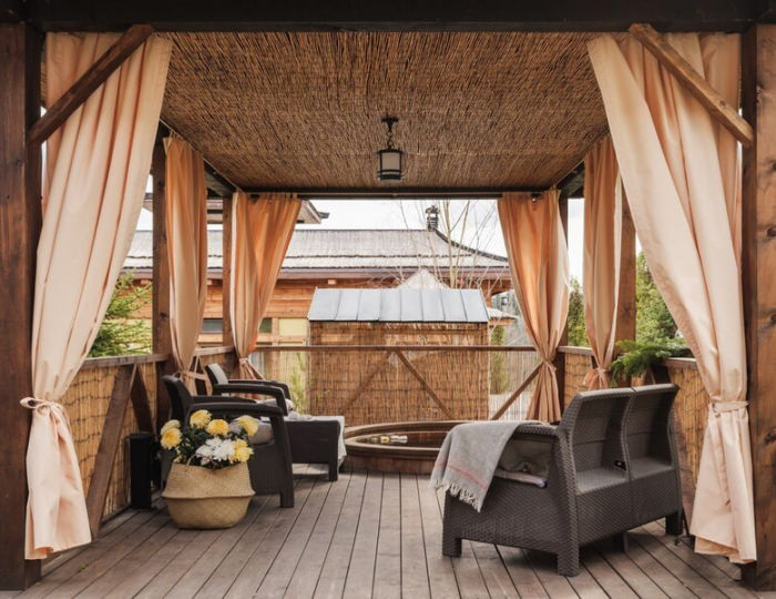 делюкс с Фурако - Отель «Санрайз Вилладж» Химки