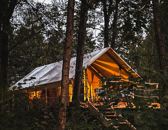 2-местный Глэмпинг-шатёр Ветер в кронах - Отель «Научно-творческая резиденция Чехов APi» Чехов