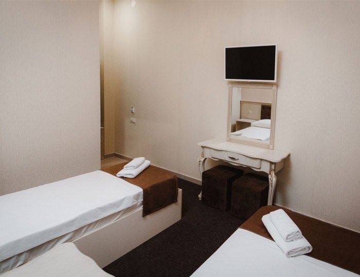 Двухместный номер с 2 отдельными кроватями - Мини-отель «Кураж»