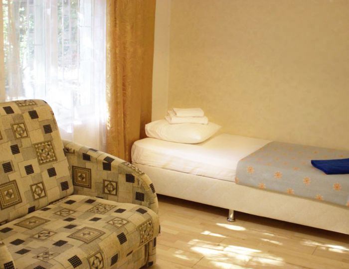 3-местный 2-комнатный эконом (корп. 2) - Курорт «Ателика Карасан»