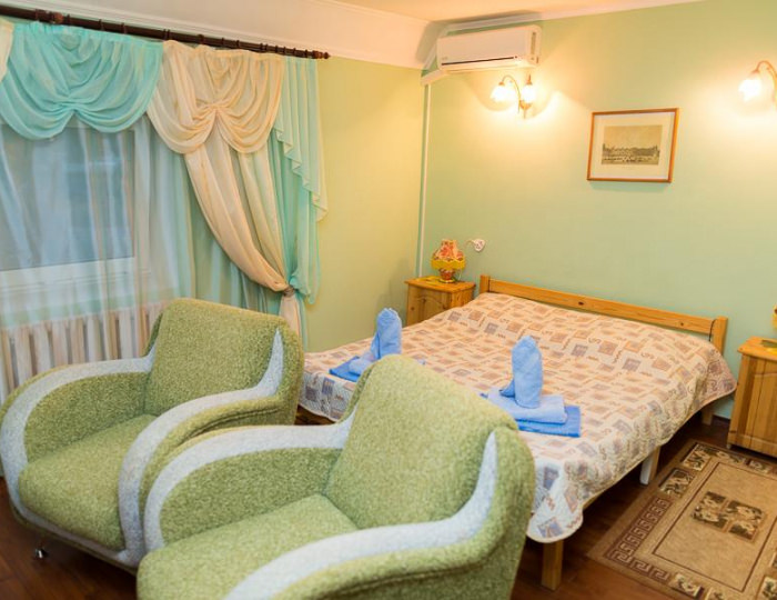 Номер люкс с 1 двуспальной кроватью - Отель «Алирико» Кузяево