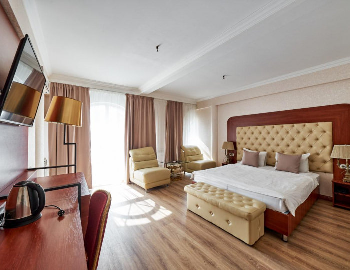 Номер люкс с 1 двуспальной кроватью - Отель «Москва Отель Холидеи Коллекшен» Картмазово