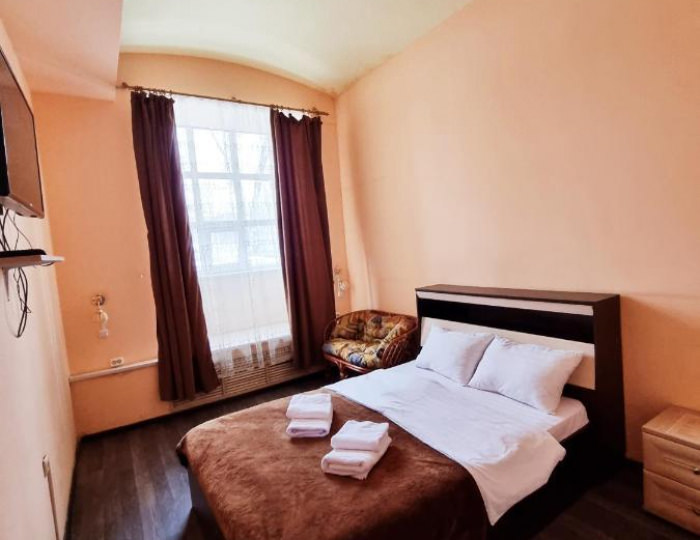 Номер стандарт с 1 двуспальной кроватью - Гостиница «Демидовъ» Балашиха