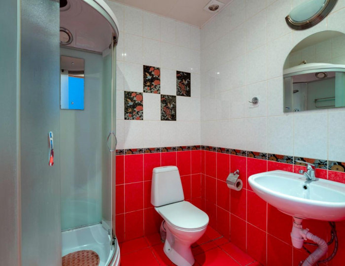 Номер стандарт семейный с 1 односпальной и 1 двуспальной кроватью - Гостиница «Демидовъ» Балашиха