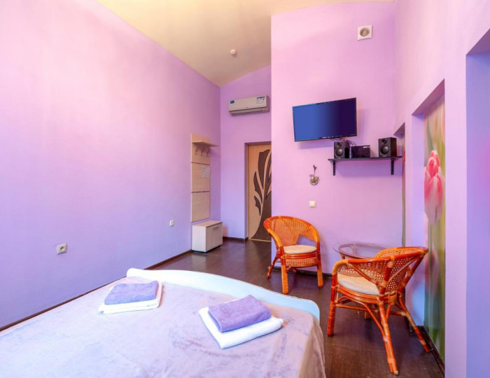 Номер стандарт семейный с 1 односпальной и 1 двуспальной кроватью - Гостиница «Демидовъ» Балашиха