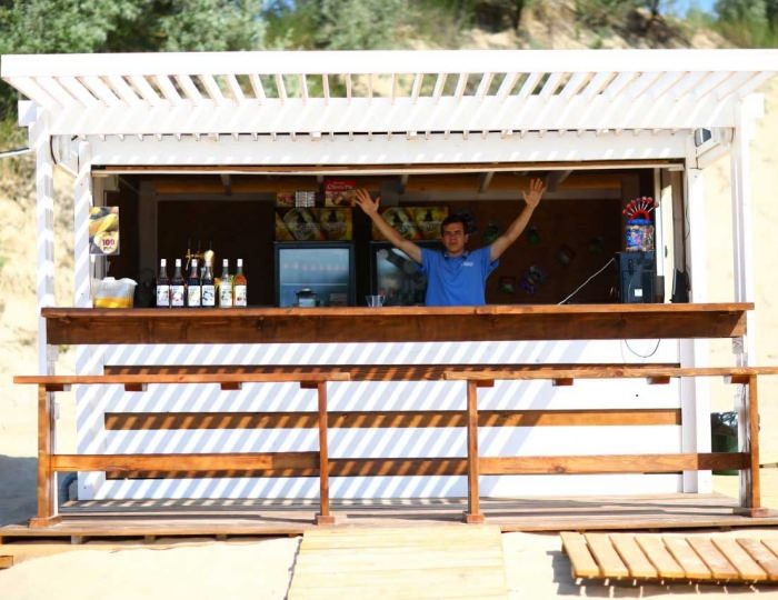 Бар на пляже ICE берг - Парк-отель «Лазурный берег» Анапа