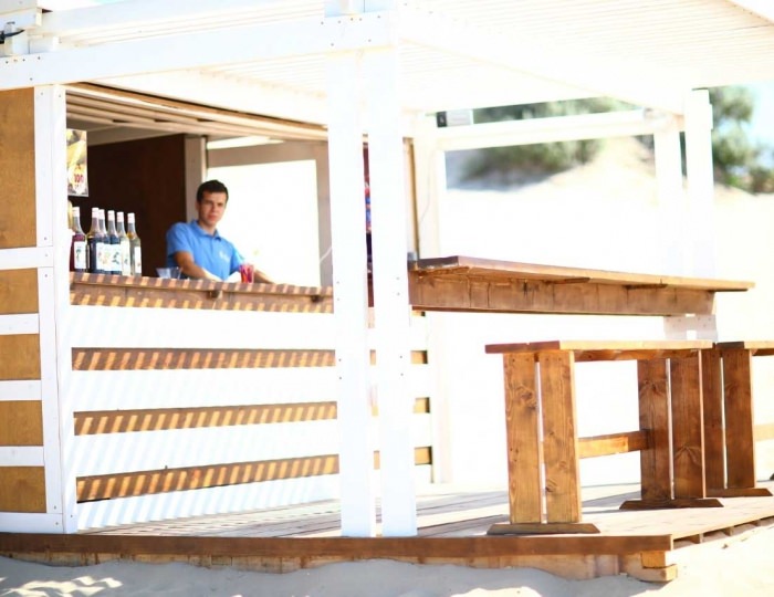 Бар на пляже ICE берг - Парк-отель «Лазурный берег» Анапа