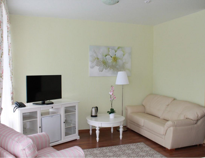 Номер полулюкс с 1 двуспальной кроватью (с завтраком) - Отель «Сапфир» Котлас