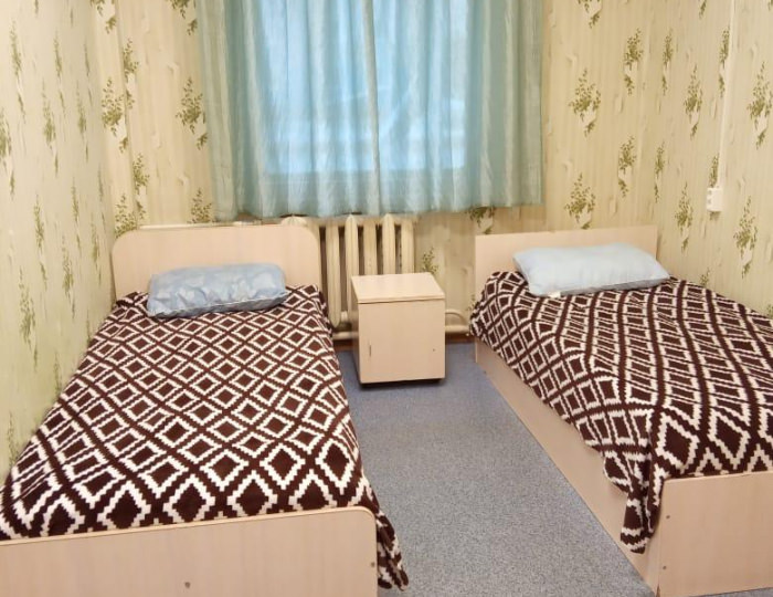 Кровать в 2-местном общем номере - Отель «Советская» Северодвинск
