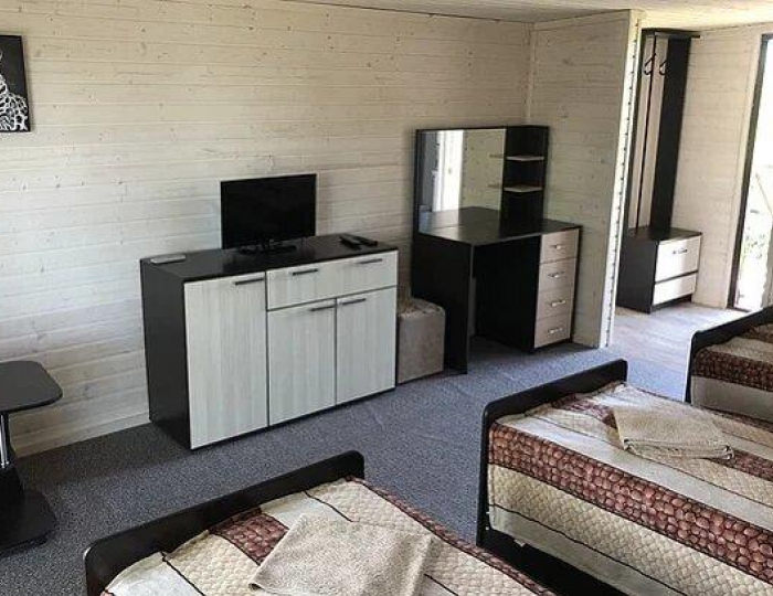 Номер люкс с 3 односпальными кроватями (с пансионом) - База отдыха «Седьмая жилка» Кировский