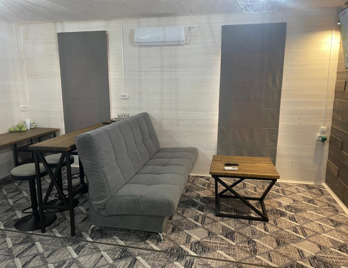 Номер улучшенный с 4 односпальными кроватями (с пансионом) - База отдыха «Седьмая жилка» Кировский