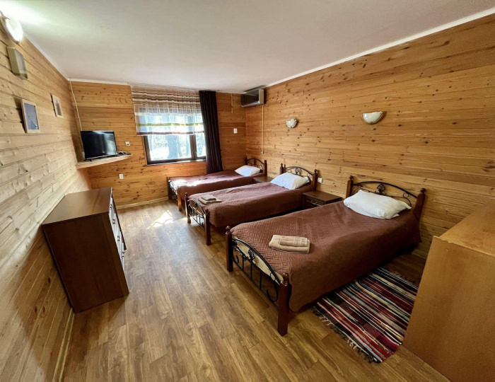 Номер стандарт с 3 односпальными кроватями - База отдыха «Надежда» Жан-Аул