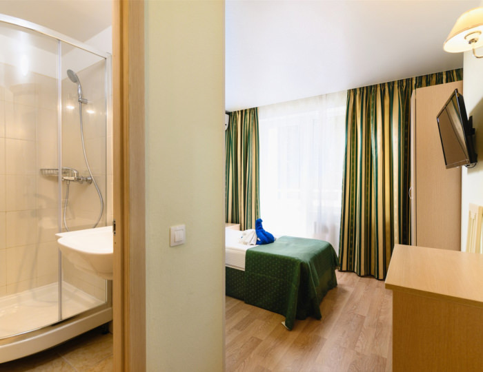 1-КОМНАТНЫЙ 1-МЕСТНЫЙ "СТАНДАРТ" КОРПУС 6 - Санаторий «Алушта»