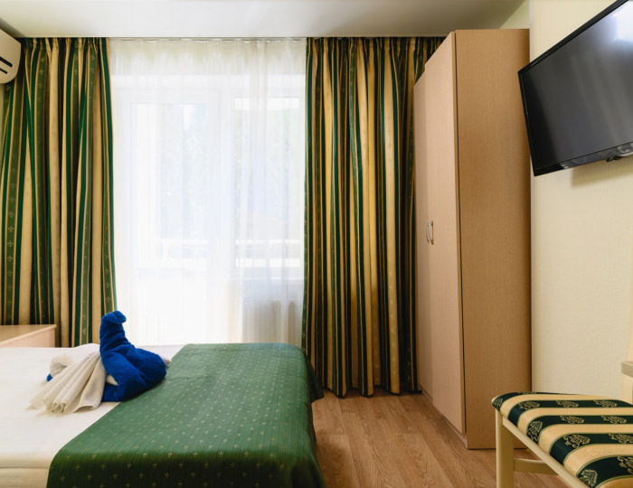 1-КОМНАТНЫЙ 1-МЕСТНЫЙ "СТАНДАРТ" КОРПУС 6 - Санаторий «Алушта»