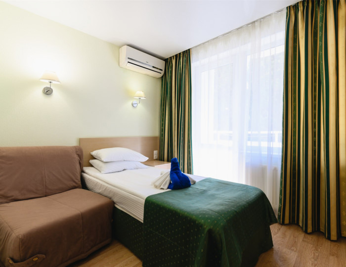 1-КОМНАТНЫЙ 1-МЕСТНЫЙ "СТАНДАРТ" КОРПУС 6 - Санаторий «Алушта»