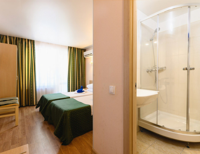 1-КОМНАТНЫЙ 2-МЕСТНЫЙ "СТАНДАРТ" КОРПУС 6 - Санаторий «Алушта»