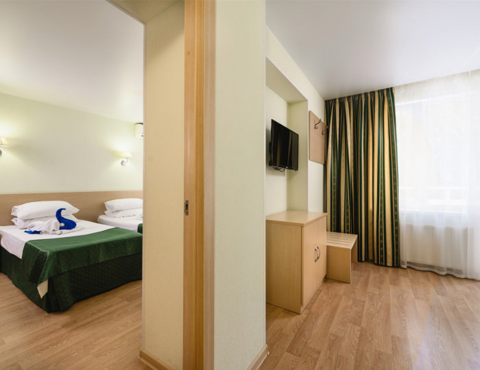 2-МЕСТНЫЙ 2-КОМНАТНЫЙ "КОМФОРТ" КОРПУС 6 - Санаторий «Алушта»