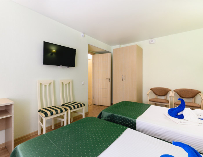 2-МЕСТНЫЙ 2-КОМНАТНЫЙ "КОМФОРТ" КОРПУС 6 - Санаторий «Алушта»