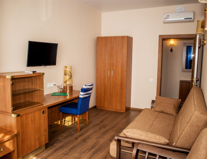 2-КОМНАТНЫЙ 2-МЕСТНЫЙ "ПРЕСТИЖ" КОРПУС 8 - Санаторий «Алушта»