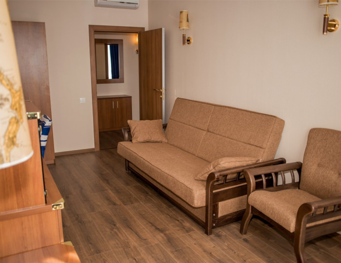 2-КОМНАТНЫЙ 2-МЕСТНЫЙ "ПРЕСТИЖ" КОРПУС 8 - Санаторий «Алушта»