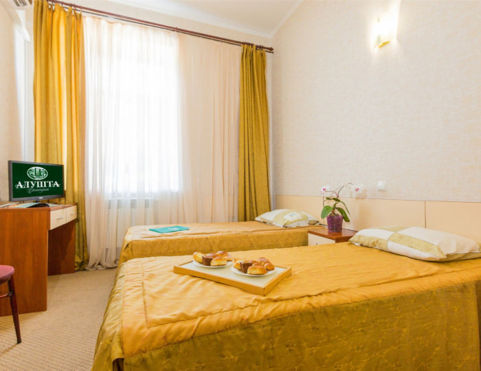 1-КОМНАТНЫЙ 2-МЕСТНЫЙ "СТАНДАРТ" ЮГ 1 корпус - Санаторий «Алушта»