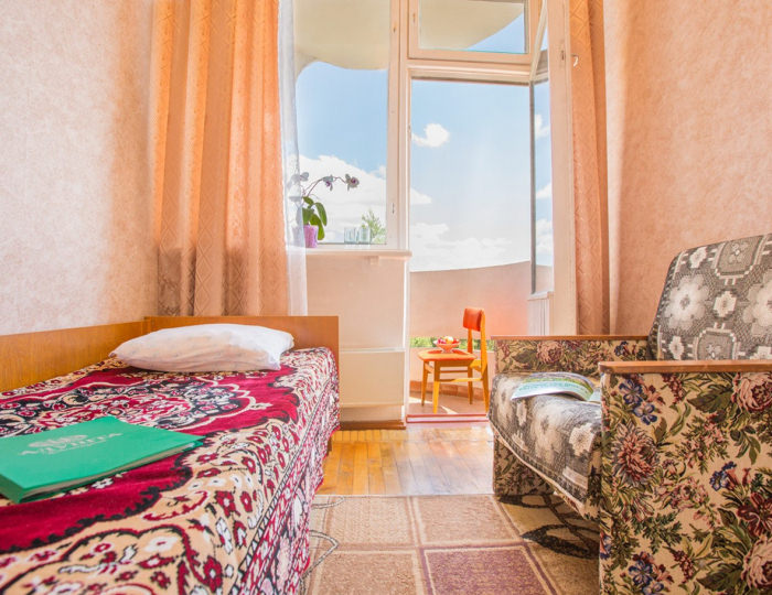 1-КОМНАТНЫЙ 1-МЕСТНЫЙ "Эконом" с Кондиционером, корпус 5 - Санаторий «Алушта»