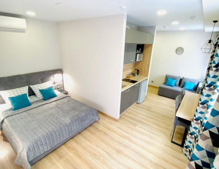 3-местные 1-комнатные апартаменты студия - Апарт-отель «Чкалов & Hotel-22» Барнаул