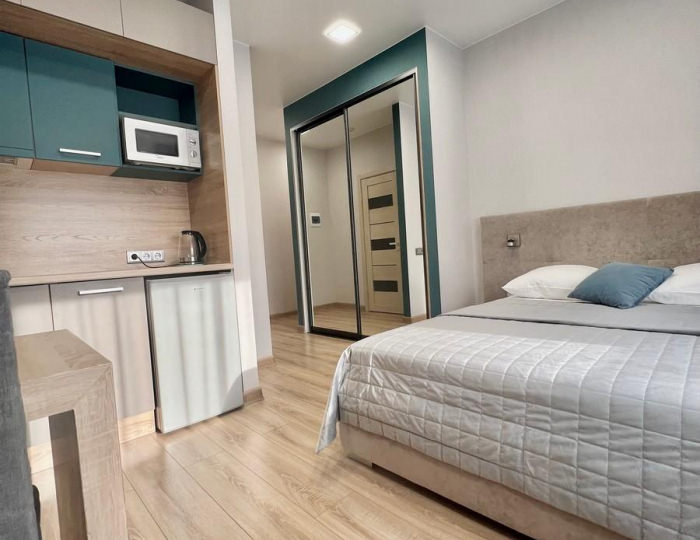 1-комнатные апартаменты улучшенные - Апарт-отель «Чкалов & Hotel-22» Барнаул