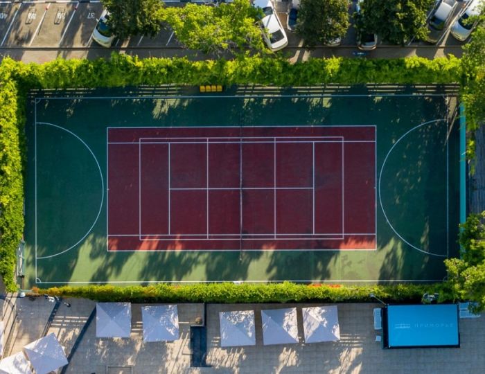 Теннисный корт - Отель «Приморье» GRAND RESORT HOTEL