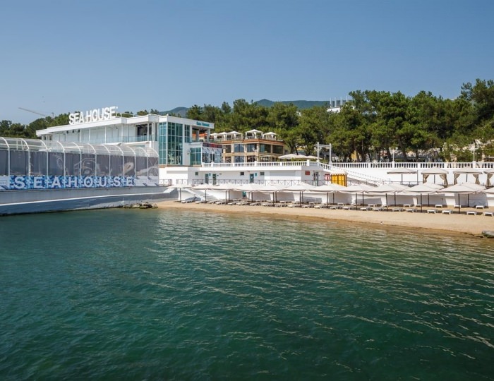 Пляж - Отель «Приморье» GRAND RESORT HOTEL