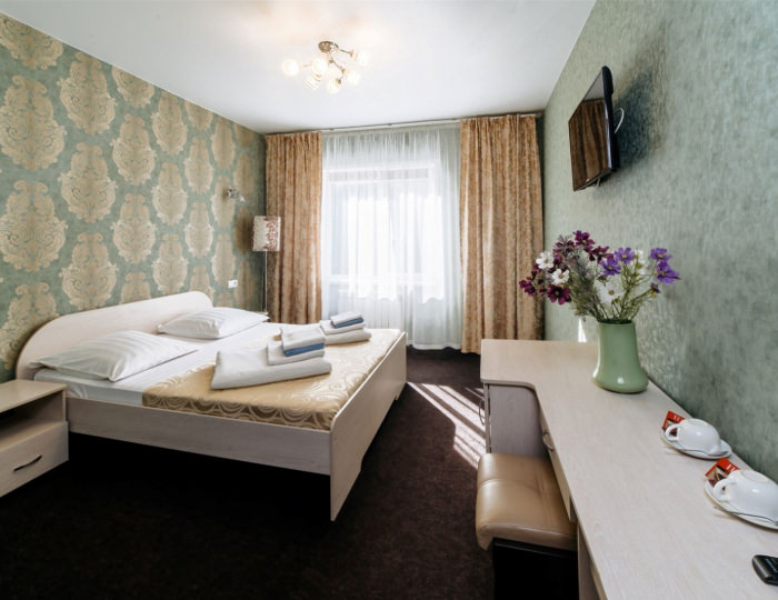 Улучшенный с 2-х спальной кроватью - Гостиница «Респект» Смоленск