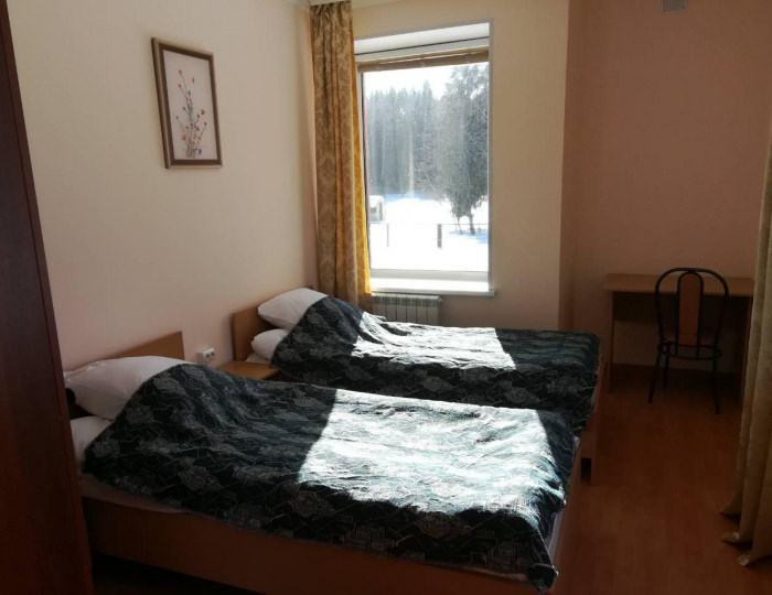 Номер стандарт семейный с 2 односпальными и 1 двуспальной кроватью - Мини-отель «Беликово»